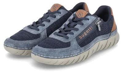 Obrázok produktu pre Bugatti pánske nízke tenisky tmavomodré textilné a syntetické veľkosť: 45