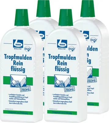 Produktbild von Dr. Becher Tropfmulden Rein 500ml gegen Bierschleim & Getränkeresten (4er Pack)