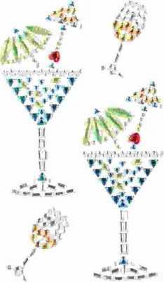 Produktbild von Sticker Crystals Cocktails, Rössler