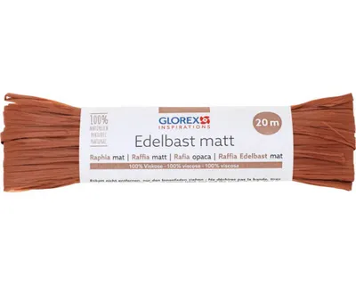 Produktbild von Edelbast Viskose matt hellbraun 20 m