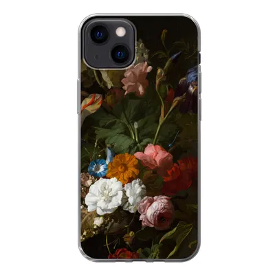 Produktbild von MuchoWow® Handyhülle Schutzhülle Hülle für iPhone 13 Vase mit Blumen - Gemälde von Rachel Ruysch Silikon Softcase Handy Hülle - Karteninhaber