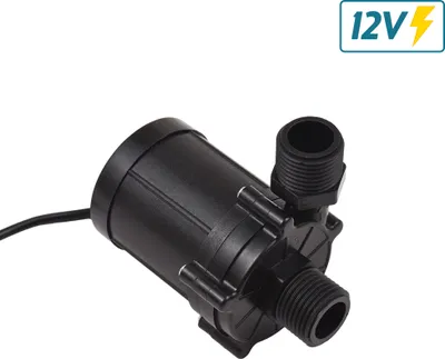 Produktbild von Tauchwasserpumpe DC 12 V, 90 Grad, geraeuscharm, Mini-Tauchpumpe, 12 m Hub, buerstenloser Motor, 700 l/h Boost-Wasserpumpe fuer Tisch-Geschirrspueler/Brunnen-Aquarium/Warmwasserbereiter