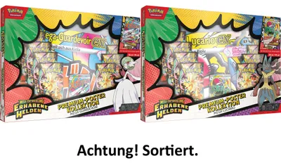 Produktbild von Pokémon Premium-Poster-Kollektion Mega-Entwicklung - Erhabene Helden: Mega-Guardevoir-ex//Mega-Lucario-ex