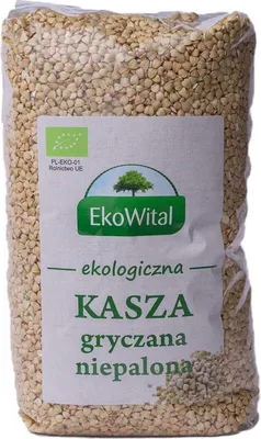 Produktbild von Ungeröstete Buchweizengrütze  1 kg EkoWital