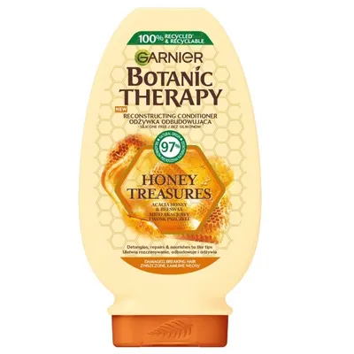 Zdjęcie produktu dla Garnier Botanic Therapy Miód & Propolis Odżywka do włosów bardzo zniszczonych, z rozdwajającymi się końcówkami 200 ml
