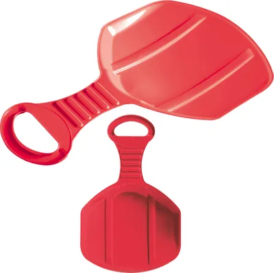 Obrázek produktu pro Kluzák Pro Děti Plastové Sáňky Dětské Slider Slide Apple + Rukojeť - Červená