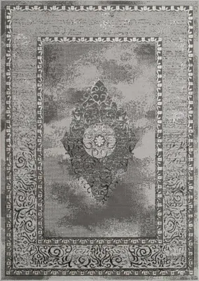 Image de Tapis ARES classique ornement gris salon ÖKO-TEX 180 x 250 cm