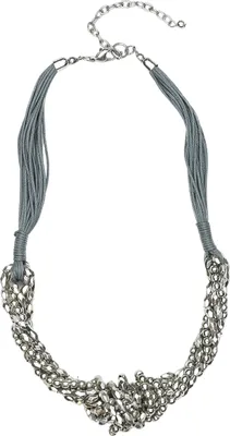 Produktbild von Kurze Kette Hera mit Metallknoten von collezione alessandro