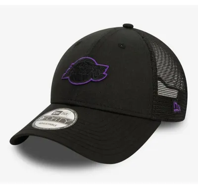 Image de Casquette NBA Los Angeles Lakers New Era Home Field 9FORTY Trucker Noir