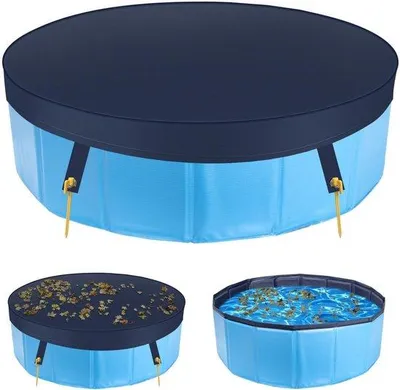 Produktbild von Famanu Abdeckung Hundepool wasserdicht - faltbar - 4 Heringe - 80 x 10 cm
