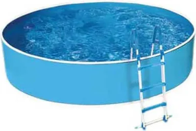 Produktbild von Mountfield Azuro 301 - 4,6 x 0,9 m BLAU/WEISS - ohne Filter mit Löchern in der Achse