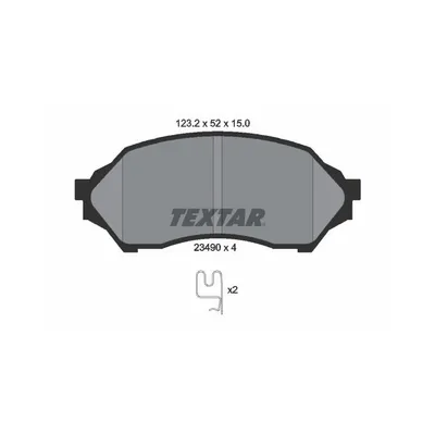 Produktbild von Textar Bremsbeläge vorne für Mazda 323 F S VI 1,4-1,5 + 16V Sumitomo-Bremse