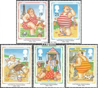 Produktbild von Briefmarken Großbritannien 1994 Mi 1508-1512 (kompl.Ausg.) postfrisch Bildpostkarten