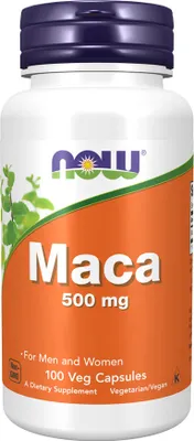 Produktbild von NOW FOODS Maca Natürliches Fruchtbarkeitsstimulans, 100 Kapseln
