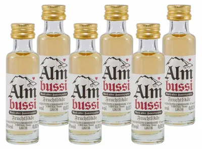 Produktbild von Mackenstedter Almbussi Fruchtlikör (25 x 0,02L)