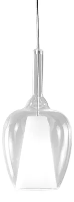 Productafbeelding van OFELIA S/10 Transparante hanglamp – Borosilicaatglas, E27 fitting, 3 meter kabel, minimalistisch design, Gea Luce