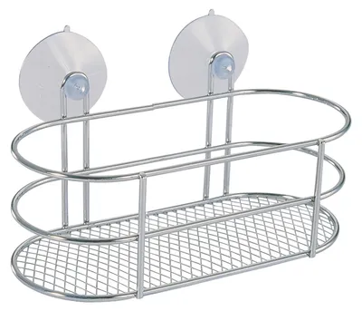 Produktbild von MSV Duschablage - silber - 20 x 10 cm - Metall