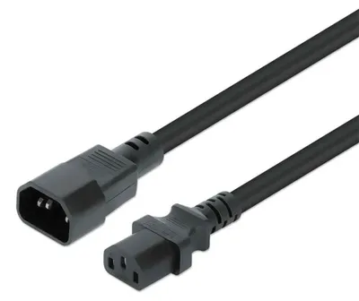 Immagine prodotto di Manhattan 352680 Manhattan Stromkabel C13 auf C14 5m schwarzm schwarz