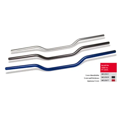 Produktbild von TRW Aluminiumlenker Speedfighter, silber Monster 916 S4 M4 GSX1200 A3 BT1100 Bulldog RP05 CBF600 PC3