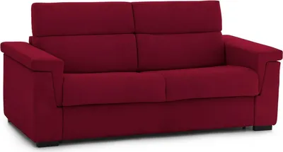 Immagine prodotto di Tenna - Divano Letto 2 Posti, 185x95 cm Rosso, Sfoderabile  Italy