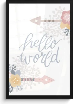 Produktbild von MuchoWow® MuchoWow® Gerahmtes Poster Zitat - Kinder - Jungen - Mädchen - Baby 40x60 cm - Poster mit zchwarzem Bilderrahmen - Papierdruck - Wandbilder