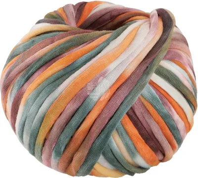 Produktbild von Lana Grossa - Gelato 0014 orange beere weiß pink rosa graugrün