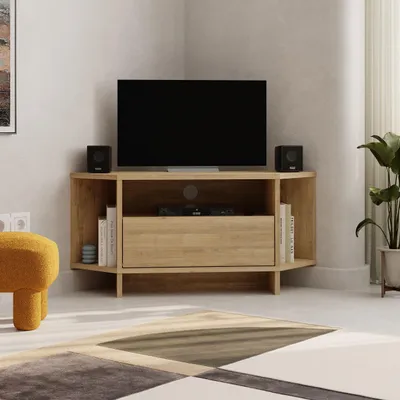 Zdjęcie produktu dla Decortie Viva, szafka RTV, dąb, 95,7 x 35,4 x 45 cm