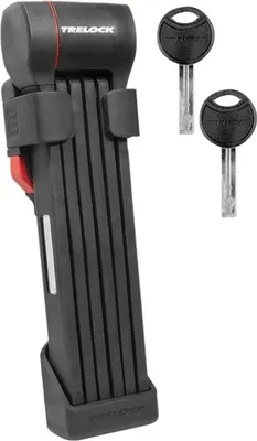 Image de Trelock serrure pliante Trel. FS 480 COPS X-Press Twin longueur 100cm, noir, montage sur cadre