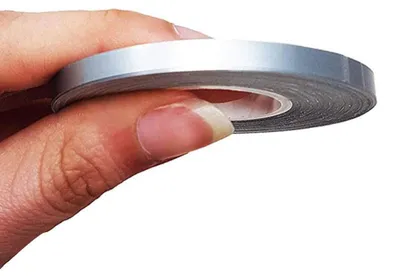 Immagine prodotto di Strisce adesive decorative per auto, colore argento, 5 mm x 10 m