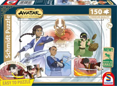 Image de 150 pièces Schmidt Spiele Kinder Puzzle Avatar Les quatre éléments 56555
