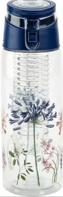 Produktbild von Trinkflasche mit Fruchteinsatz (Farbe: blau)