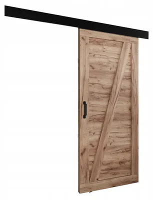 Produktbild von KierMoebel Schiebetür Komplettset ADIO 3, Wohnzimmer Schiebetür Craft Gold 76x205x3,2 cm