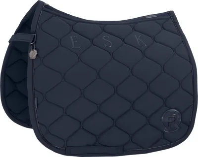 Produktbild von Eskadron Dressurschabracke Softshell Emblem Platinum 2024 Schabracke Dressur Atlantic Blue DL