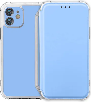 Produktbild von Apple iPhone 13 Pro Max TPU Flip Case Hellblau