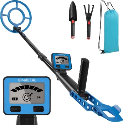 Immagine prodotto di Jayseuw Metal Detector Alta sensibilità per i bambini Metal Detector Leggero Metal Finder Bambini Metal Detector con borsa di stoccaggio e pala