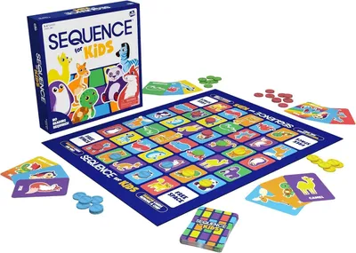 Produktbild von Tierfolge-Spiel für Kinder - Strategie-Spiel für 2-4 Spieler