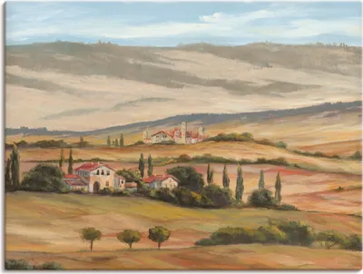 Produktbild von ARTland Leinwandbild Toskanisches Tal I Größe: 40x30 cm