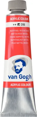 Productafbeelding van Van Gogh Acrylverf, tube van 40 ml, Naphtholrood Medium, nummer 396