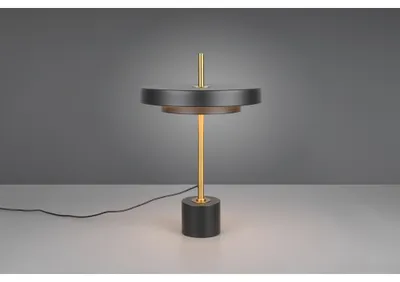 Immagine prodotto di Lampada da tavolo a LED, nero-oro, touch dimmer, H 45,5 cm