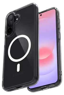 Zdjęcie produktu dla Etui Crong do Galaxy A37/A36 MagSafe Hybrid Clear Przezroczyste Plecki