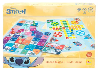 Produktbild von Disney Stitch Parchis- und Gä nsespiel