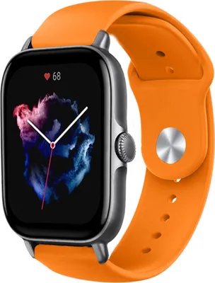 Produktbild von Strap-it Amazfit GTS 3 Sportarmband (Orange)