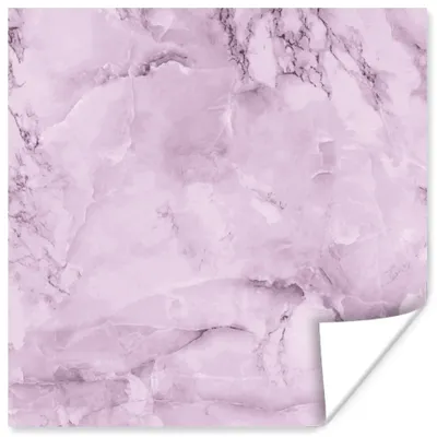 Produktbild von MuchoWow® Poster Marmor - Füllstoff - Rosa 50x50 cm - Wohnzimmerdekoration