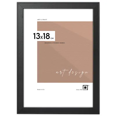Image de Cadre noir pour photos, dimensions 13 x 18 cm
