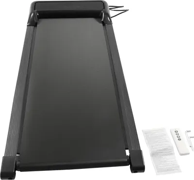 Produktbild von Walking Pad Laufband - Schreibtisch-Laufband - 2,25 PS Motor - LED-Display - Fernbedienung - Leiser Betrieb - Klappbar - Schwarz