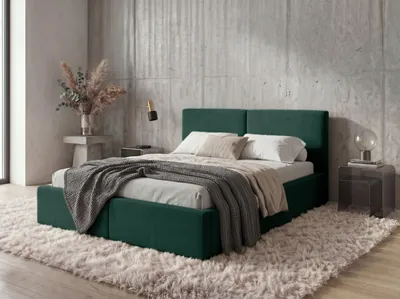 Produktbild von Polsterbett 160x200 Bett Doppelbett mit Stauraum mit Lattenrost Bettkasten Boxspringbett  hydrophob gepolsterter Bettrahmen  Interbeds