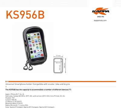 Image de Etui pour smartphone Kappa Kappa avec support