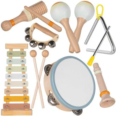 Productafbeelding van Houten Muziekinstrumenten Set voor Peuters