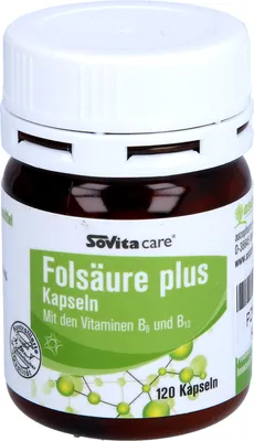Produktbild von Folsäure Plus Kapseln, 120 St KAP