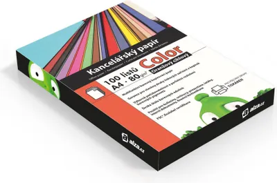 Produktbild von Büropapier A4 orange Ziegel 100 Blatt 80 g/m² für Laser- & Tintenstrahldrucker